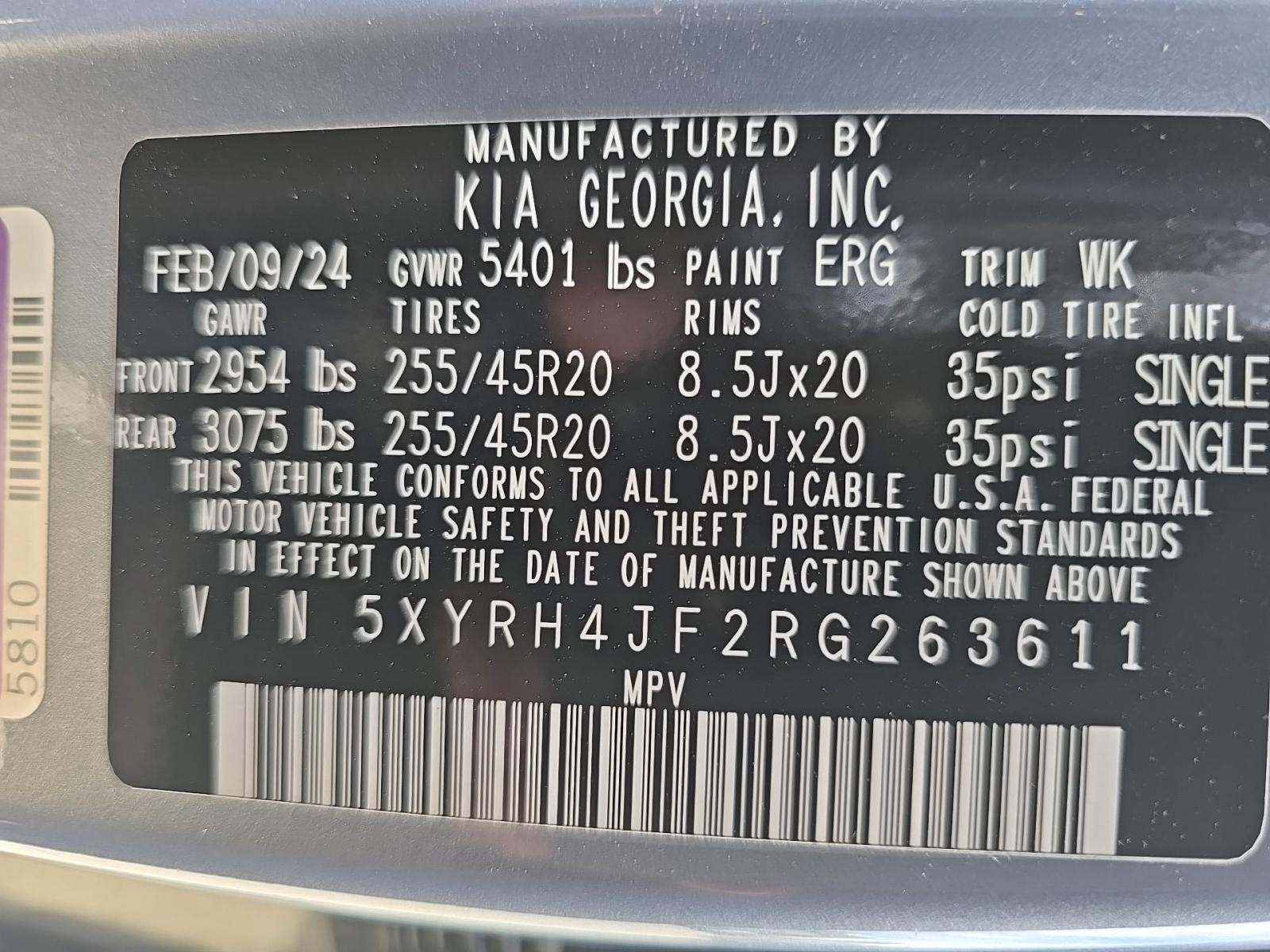 2024 Kia Sorento EX FWD