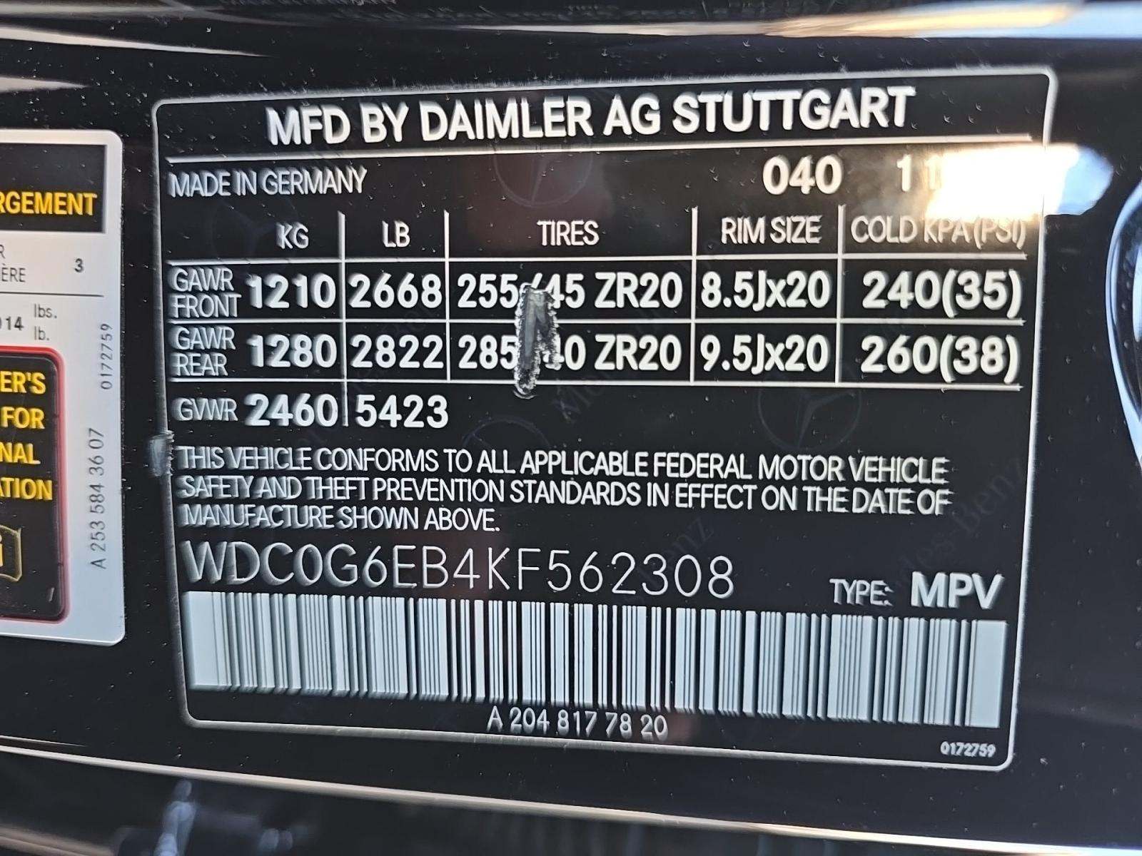 2019 Mercedes-Benz GLC AMG GLC 43 AWD