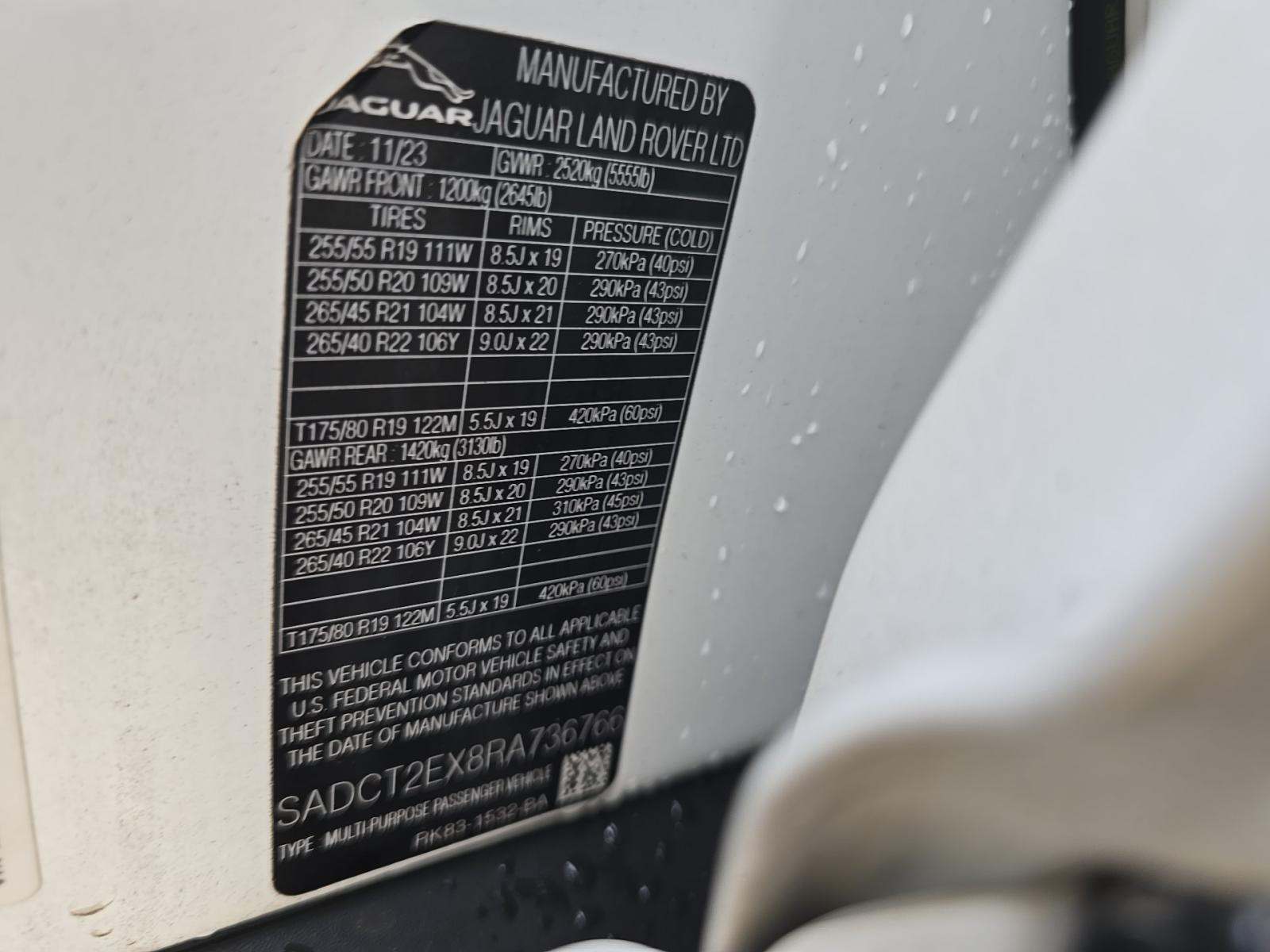 2024 Jaguar F-PACE P250 R-Dynamic S AWD