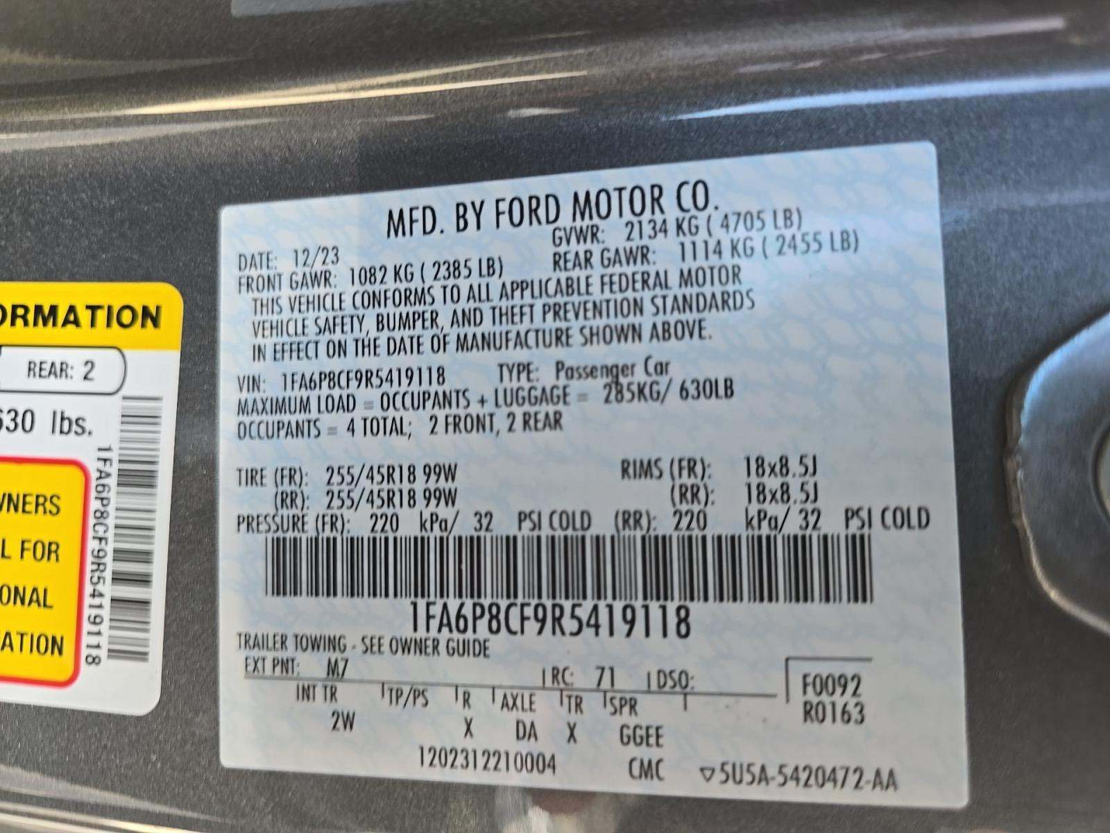 2024 Ford Mustang GT RWD