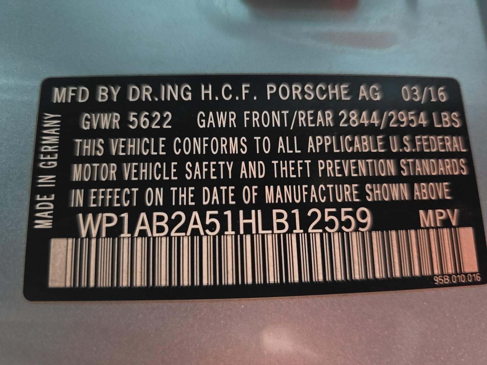 2017 Porsche Macan S AWD