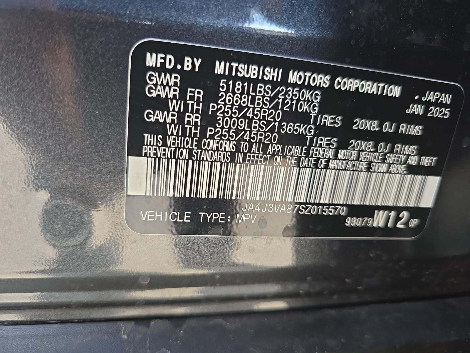 2025 Mitsubishi Outlander SE FWD