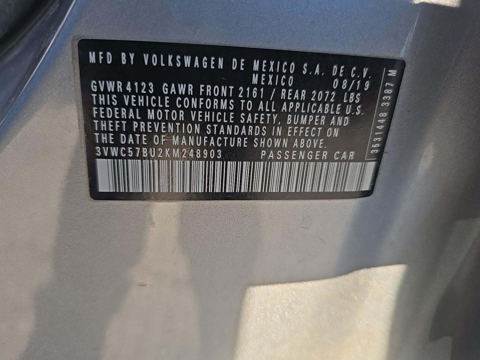 2019 Volkswagen Jetta 1.4T S FWD