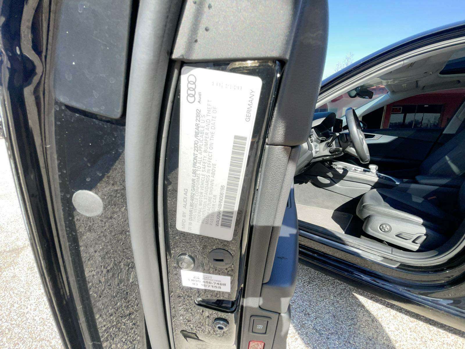 2017 Audi A4 Premium FWD