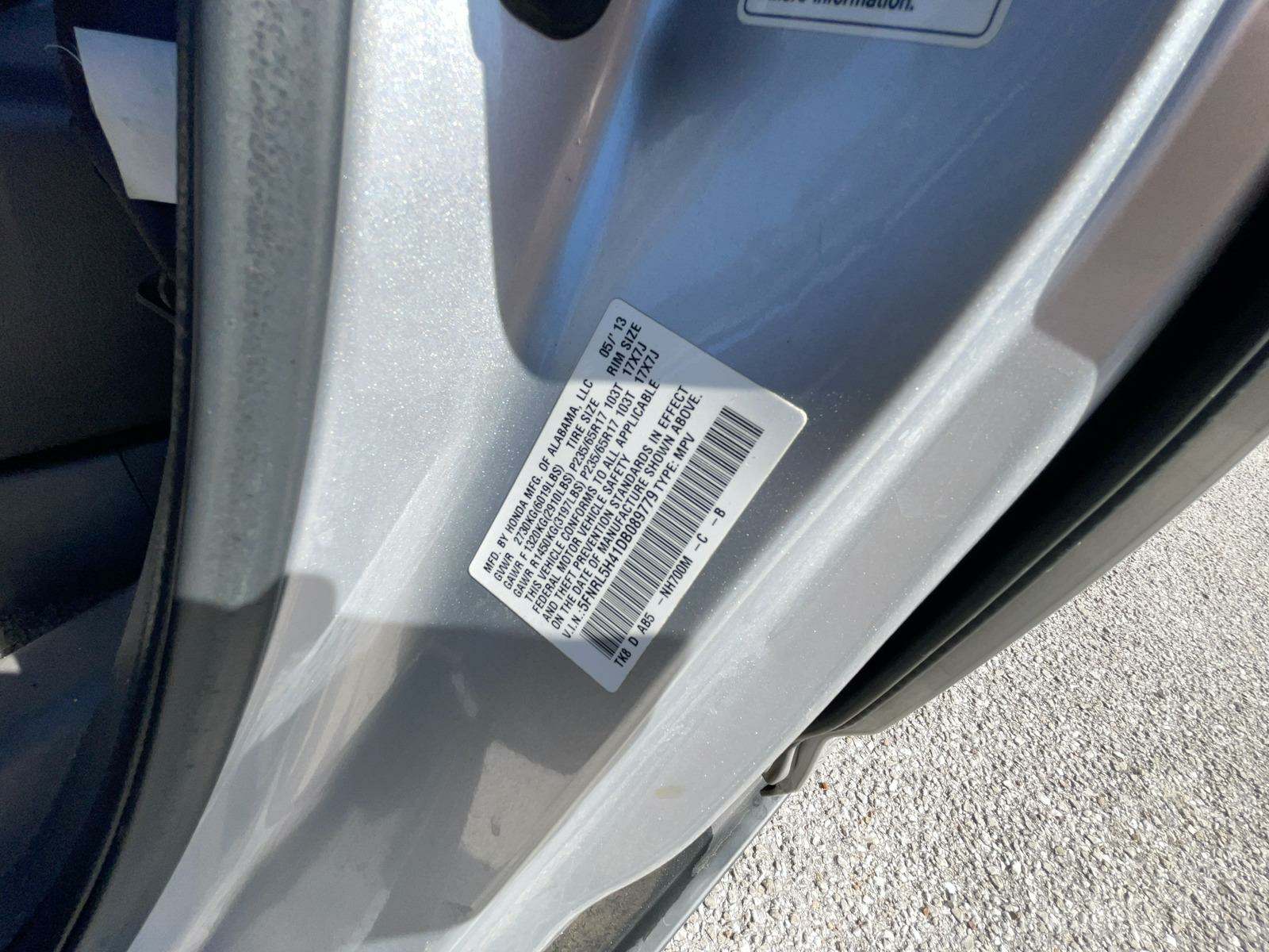 2013 Honda Odyssey EX FWD