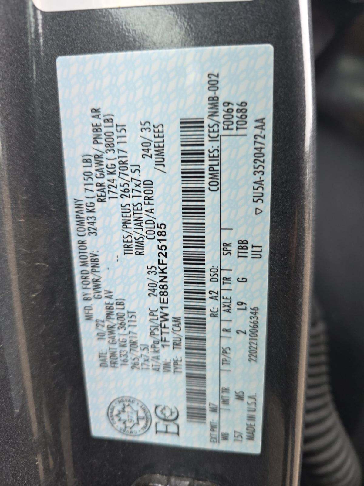 2022 Ford F-150 XLT AWD