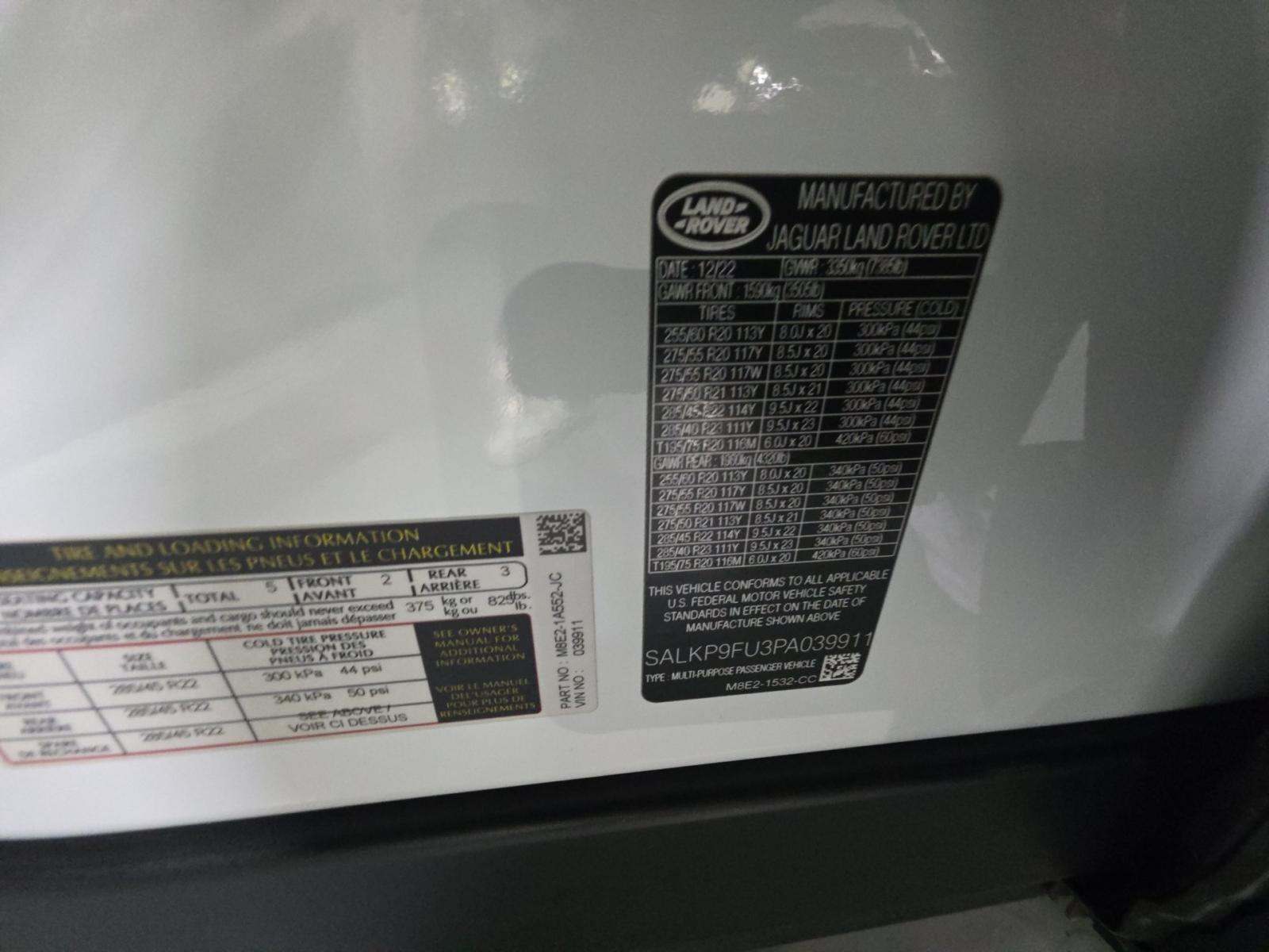 2023 Land Rover Range Rover SE AWD