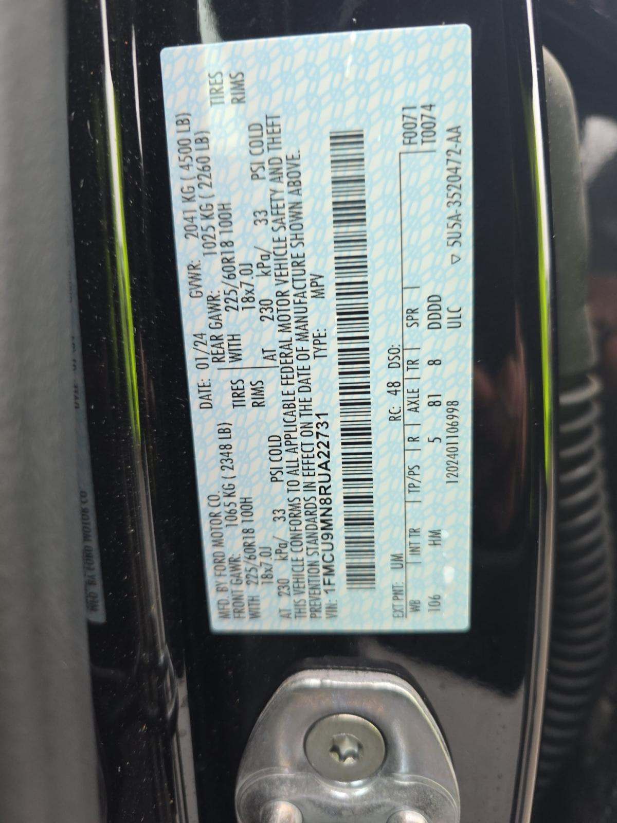 2024 Ford Escape ST-Line AWD