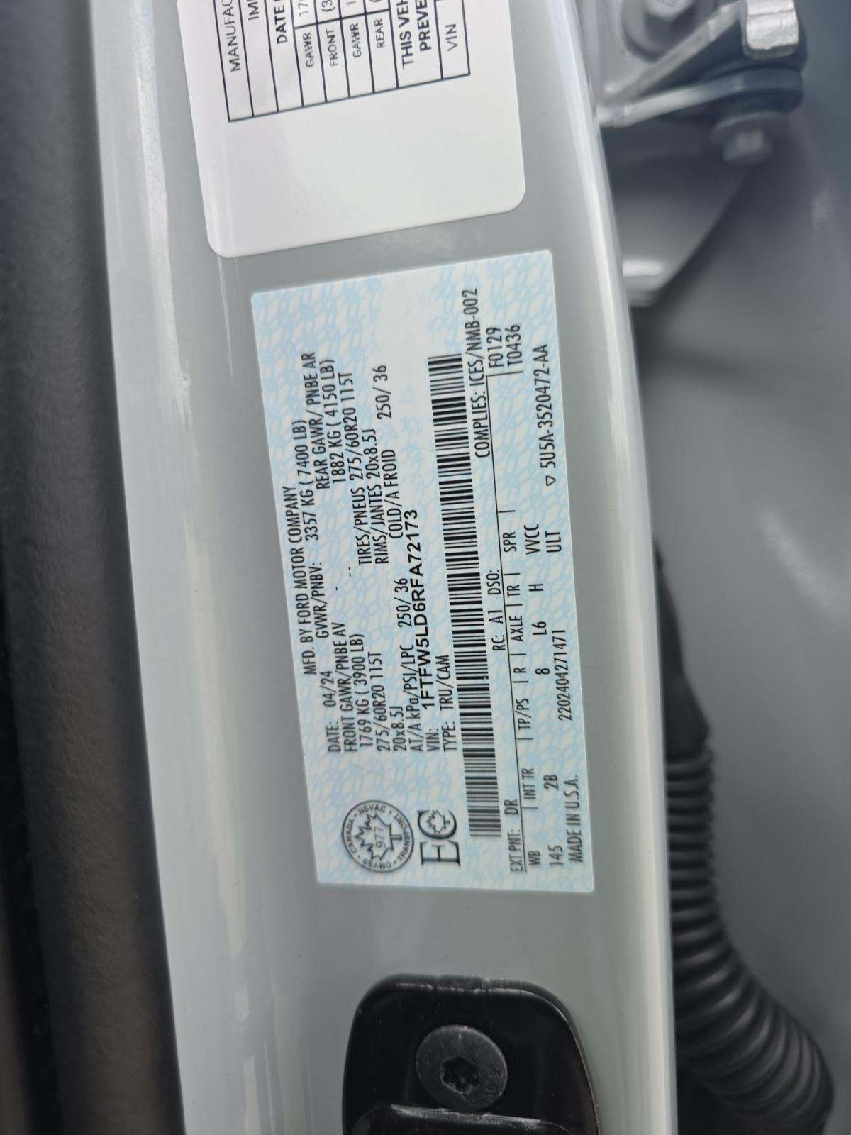 2024 Ford F-150 Hybrid Lariat AWD