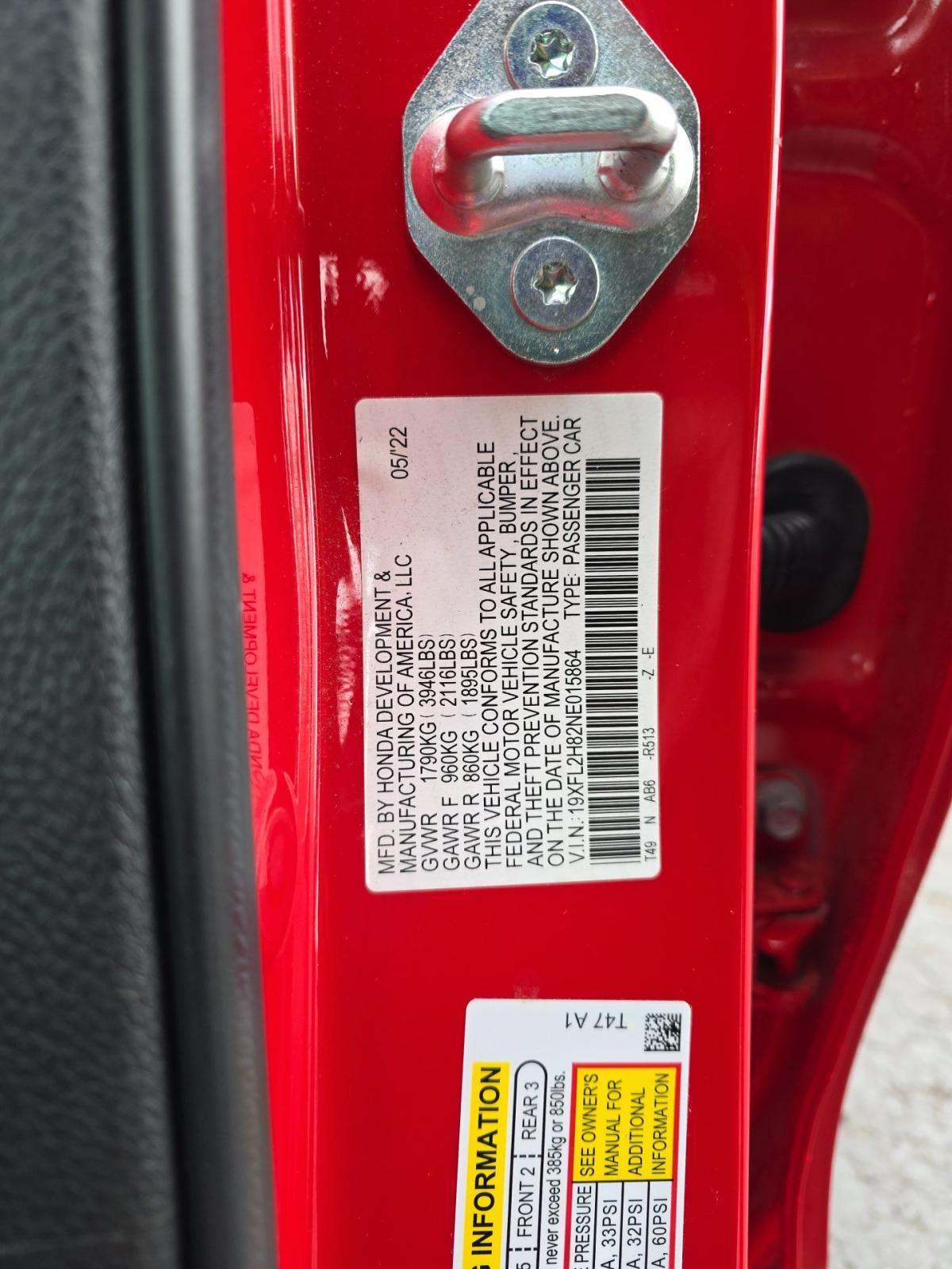 2022 Honda Civic Sport FWD