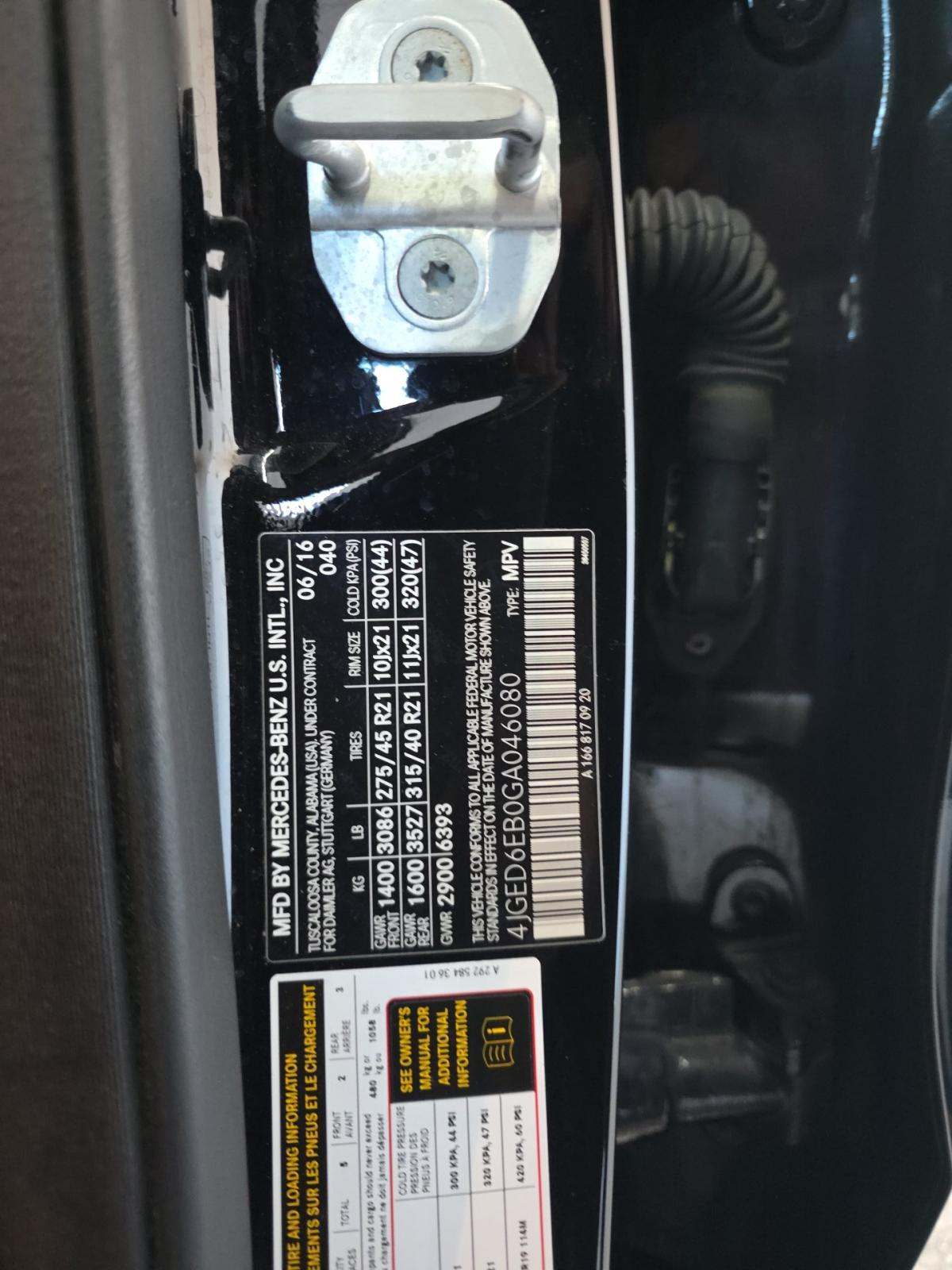 2016 Mercedes-Benz GLE AMG GLE 450 AWD