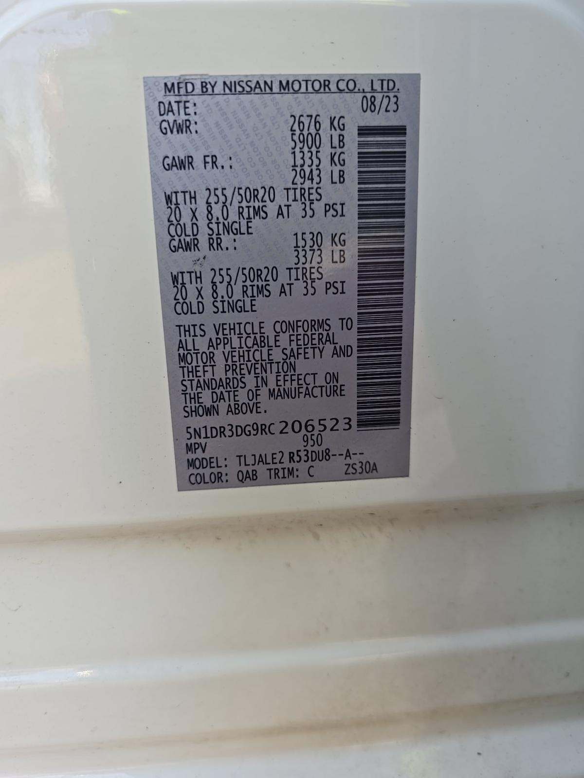 2024 Nissan Pathfinder Platinum FWD