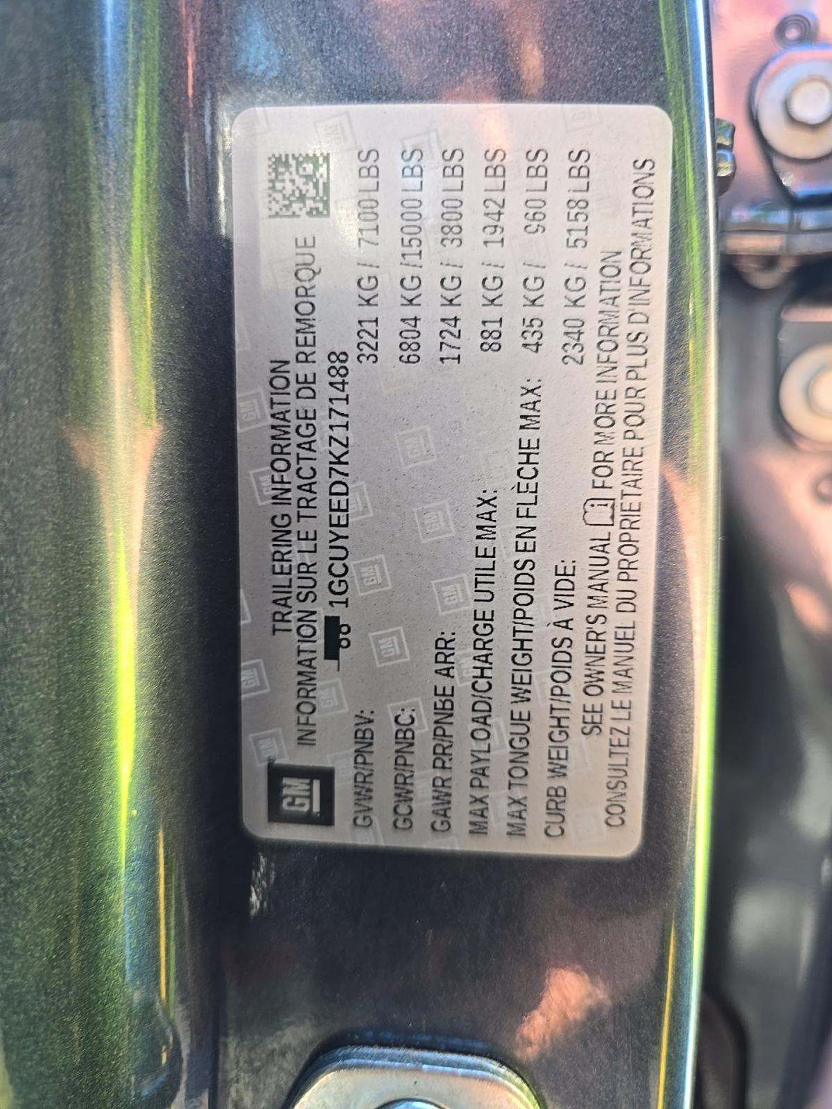 2019 Chevrolet Silverado 1500 RST AWD