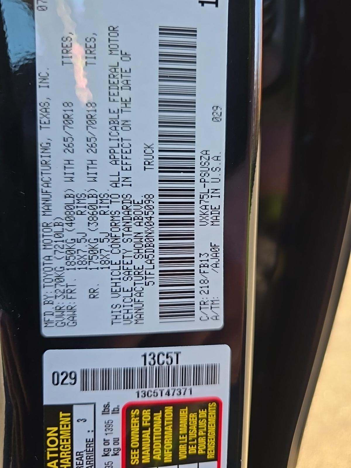 2022 Toyota Tundra SR5 AWD