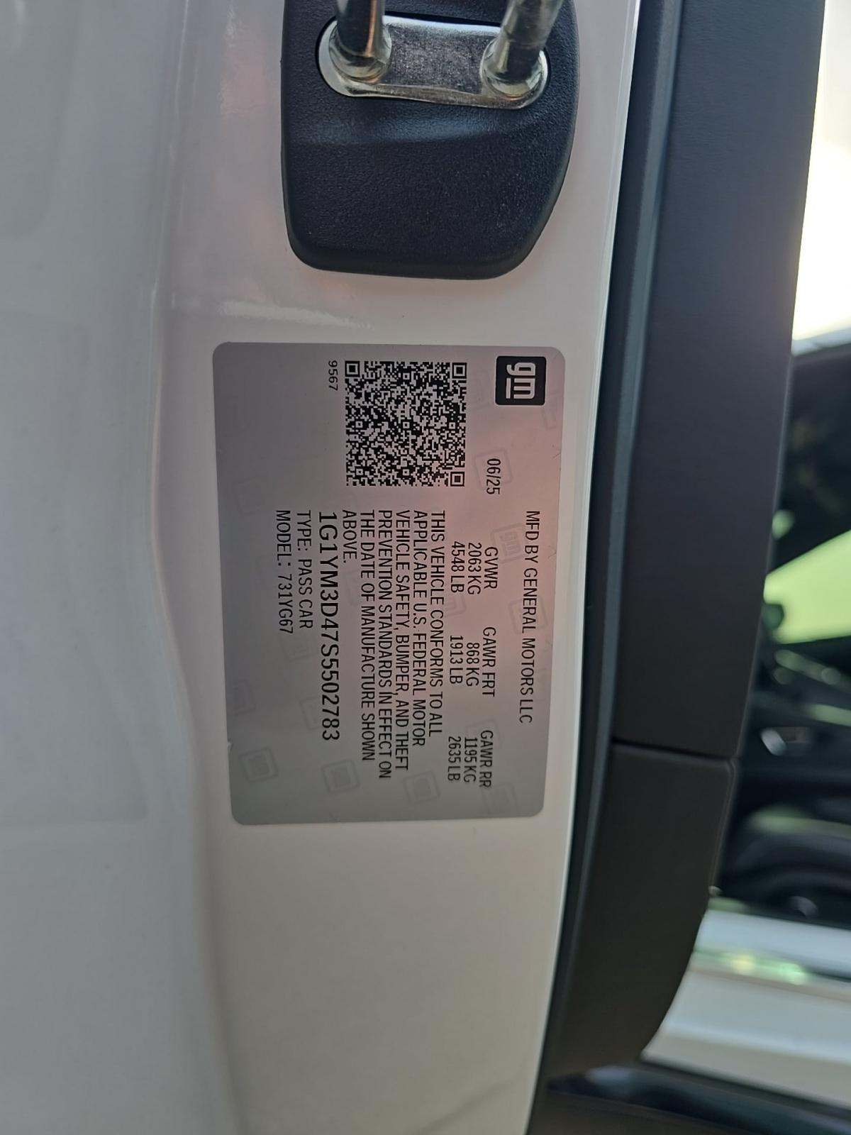 2025 Chevrolet Corvette E-Ray AWD