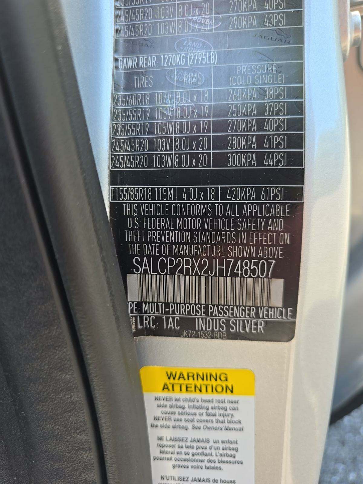 2018 Land Rover Discovery Sport SE AWD