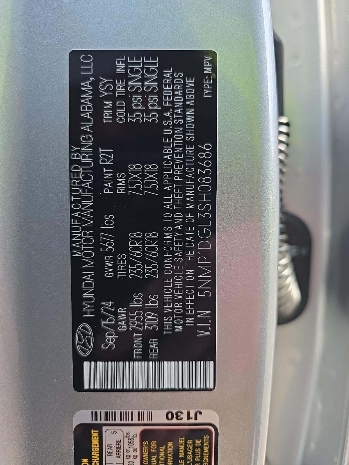 2025 Hyundai Santa Fe SE AWD