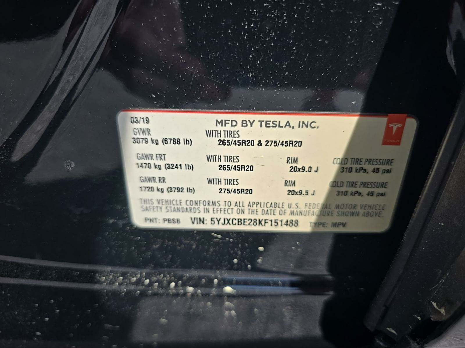 2019 Tesla Model X 100D AWD