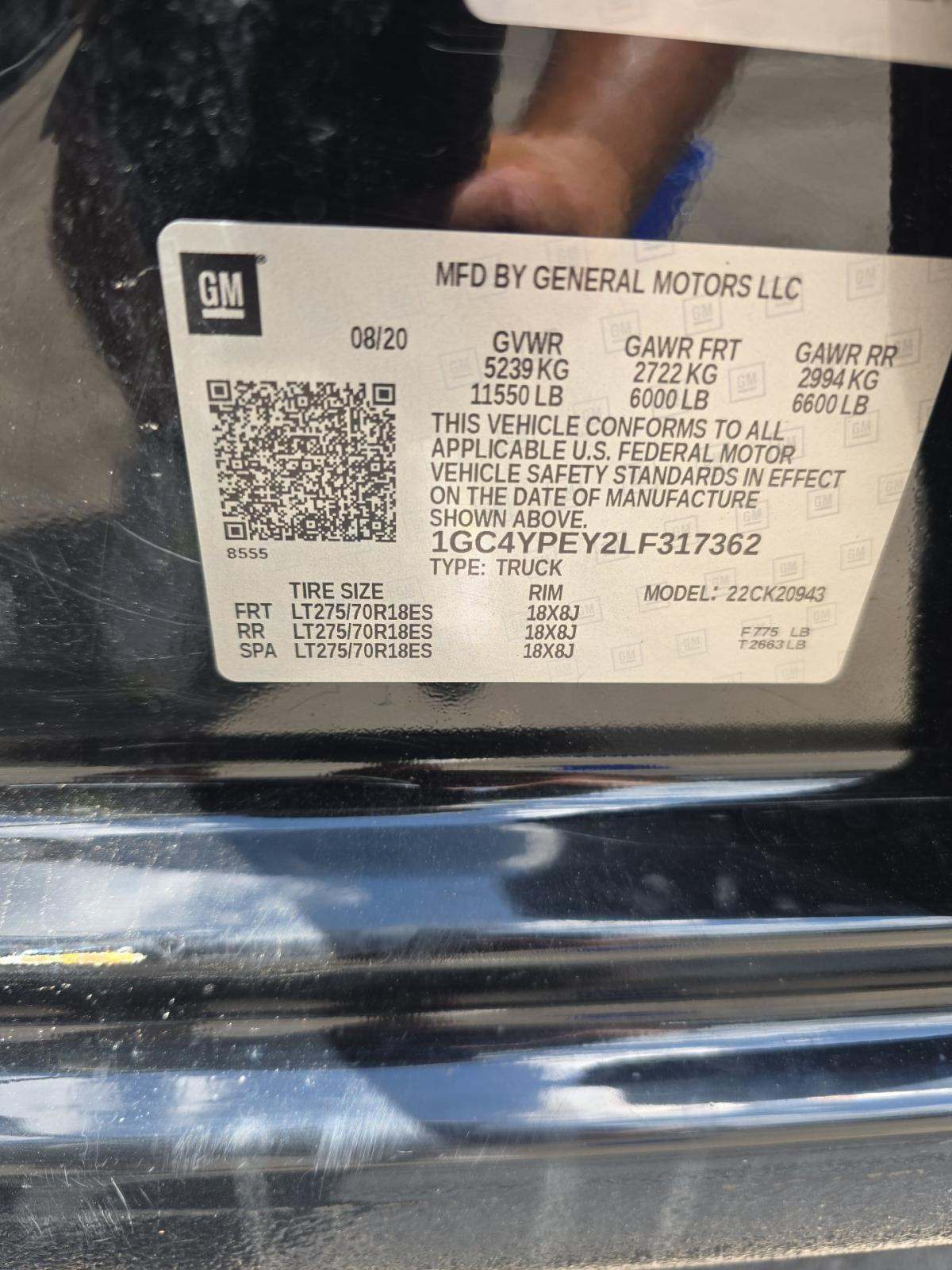 2020 Chevrolet Silverado 2500HD LTZ AWD
