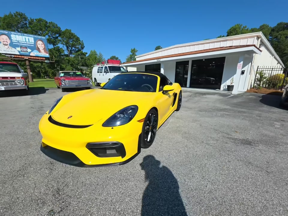 2021 Porsche 718 Boxster Spyder RWD