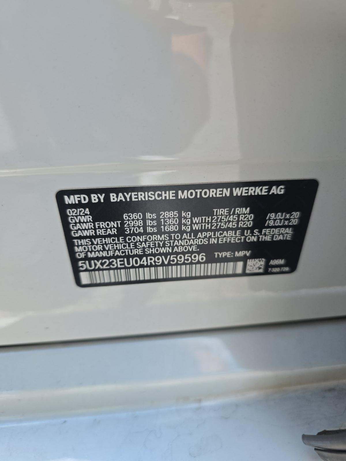 2024 BMW X5 xDrive40i AWD