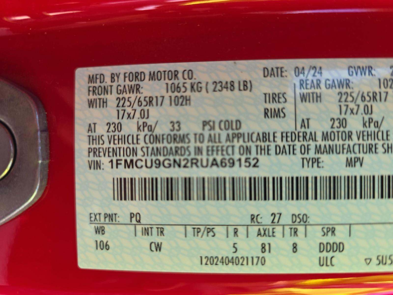 2024 Ford Escape Active AWD