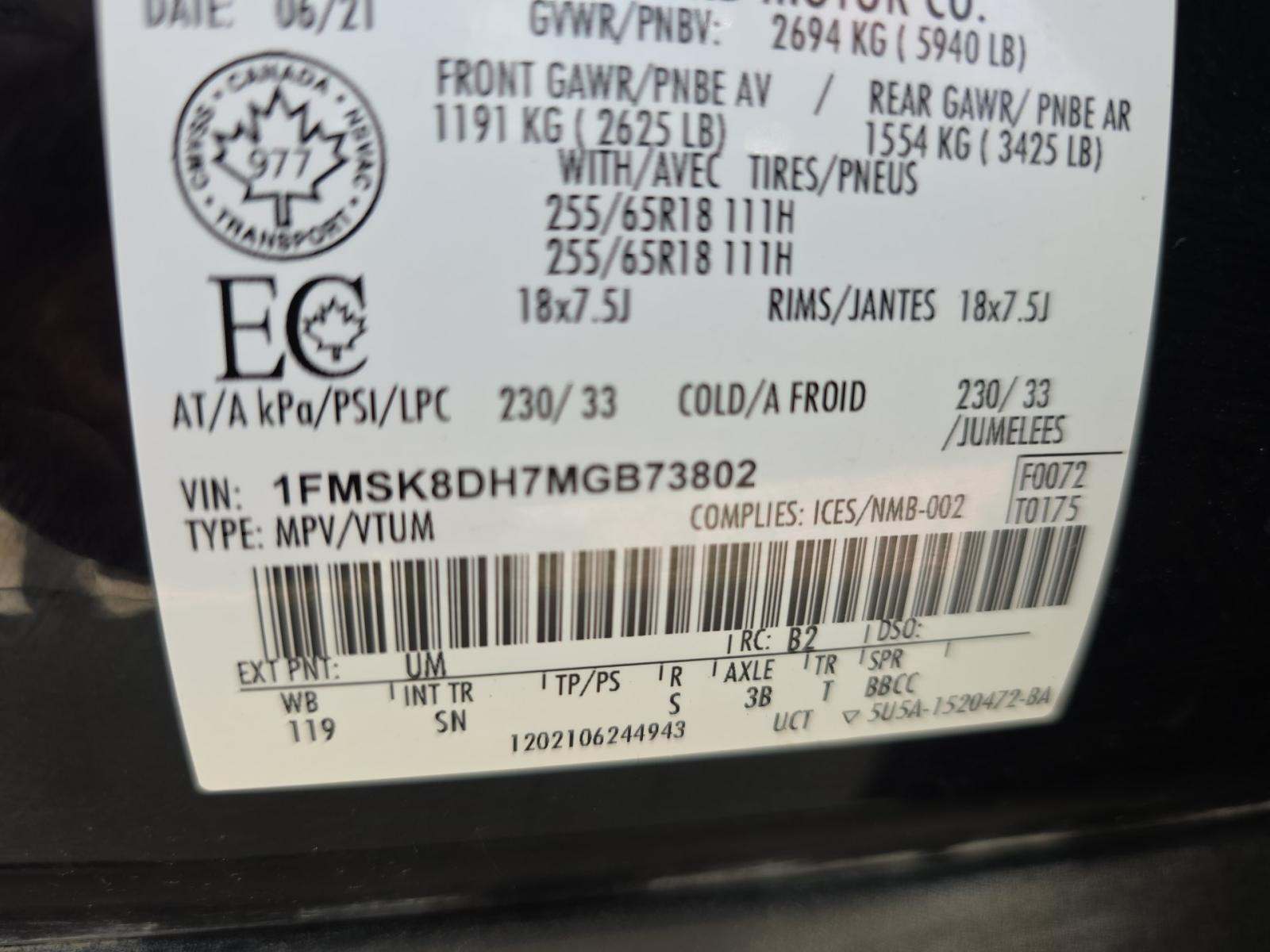 2021 Ford Explorer XLT AWD
