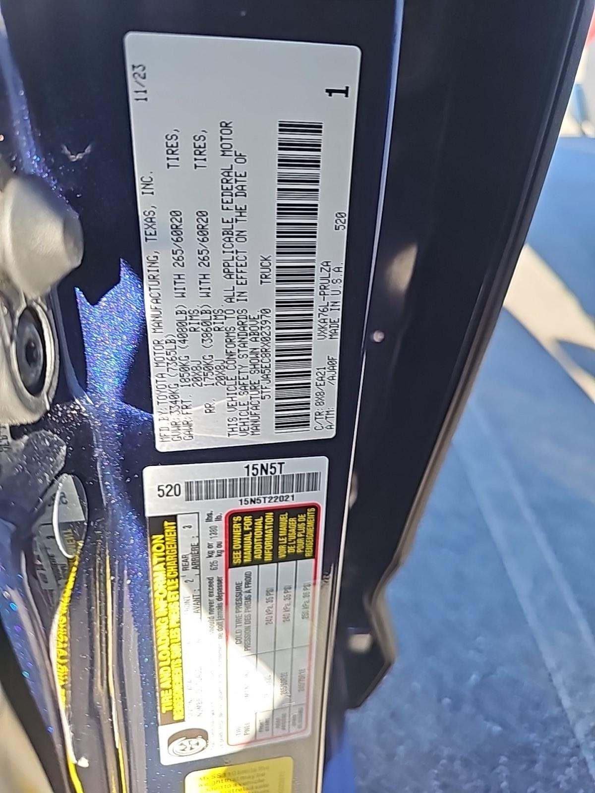 2024 Toyota Tundra Limited AWD