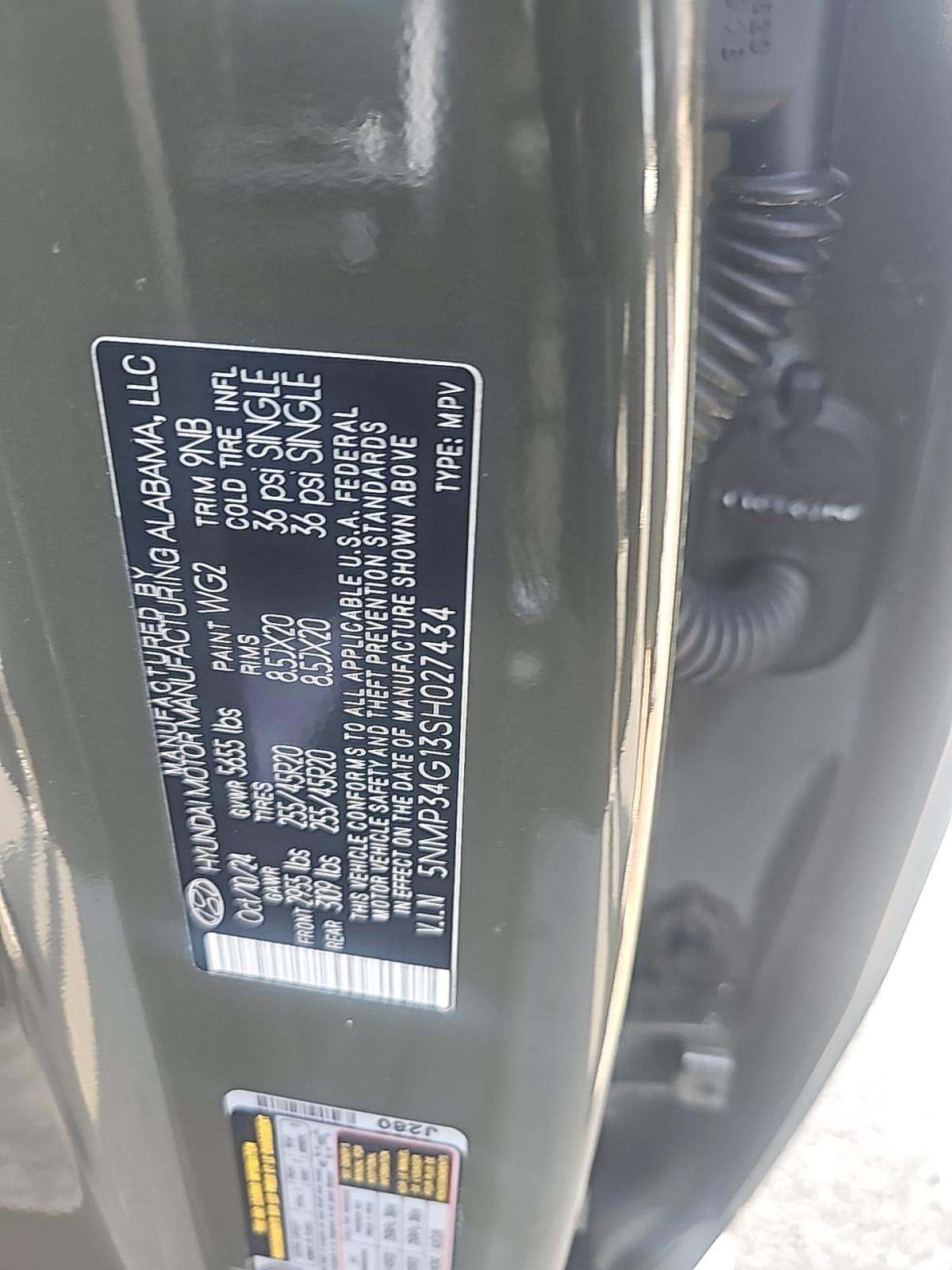 2025 Hyundai Santa Fe Hybrid Limited FWD