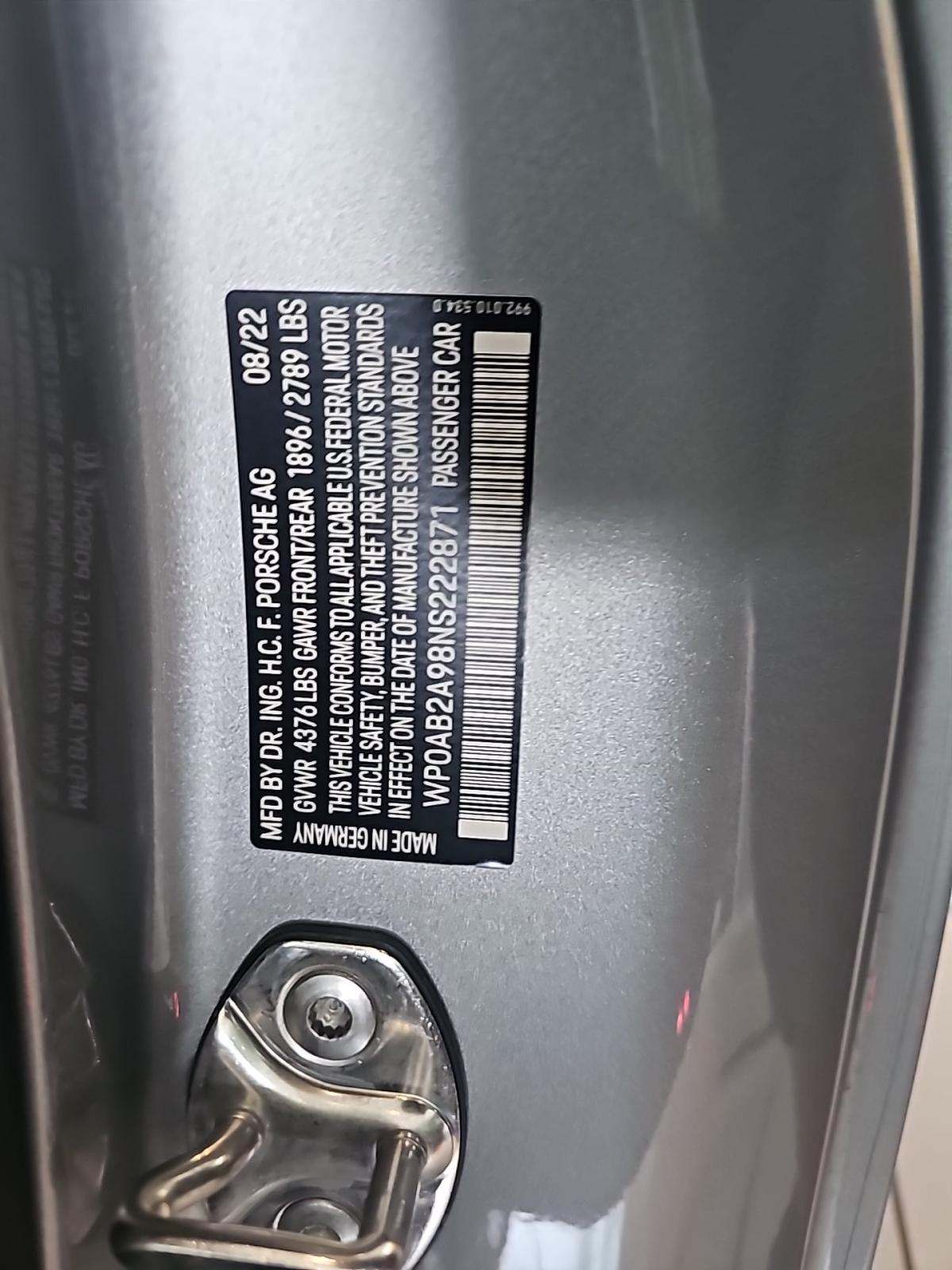 2022 Porsche 911 Carrera GTS RWD