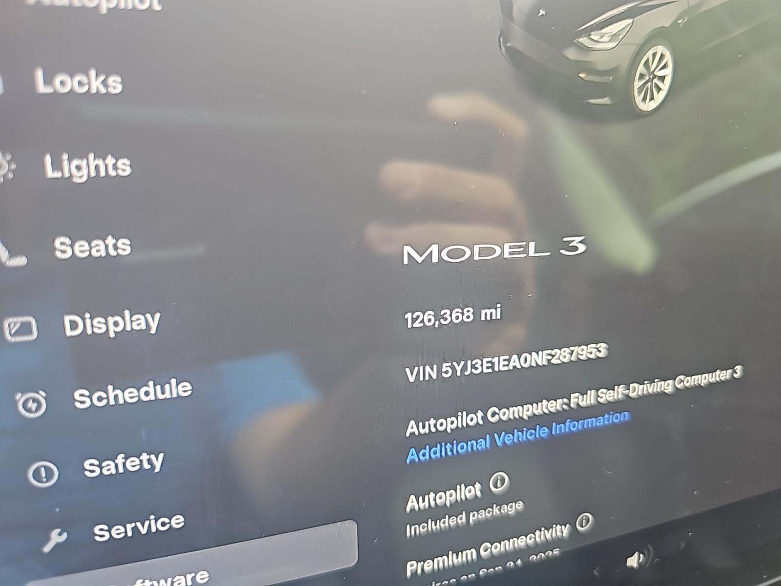 2022 Tesla Model 3 Standard Range RWD