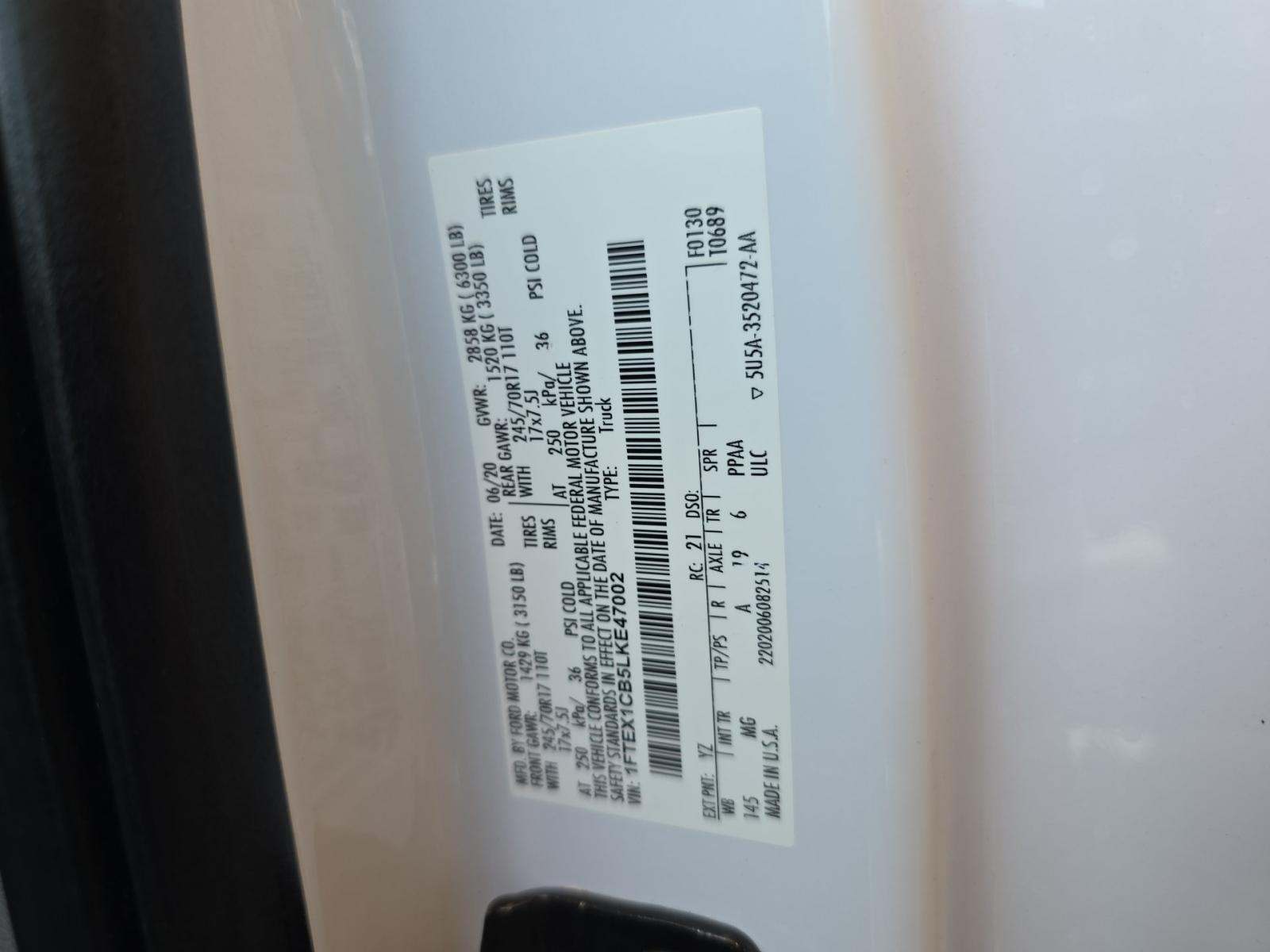 2020 Ford F-150 XLT RWD
