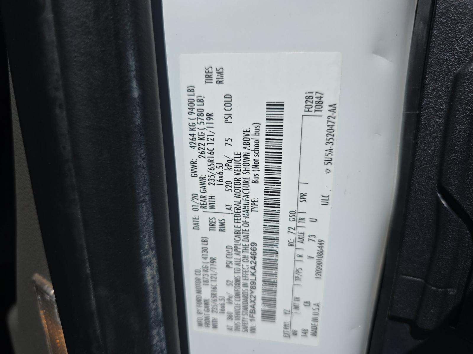 FORD TRANSIT 350 - 5