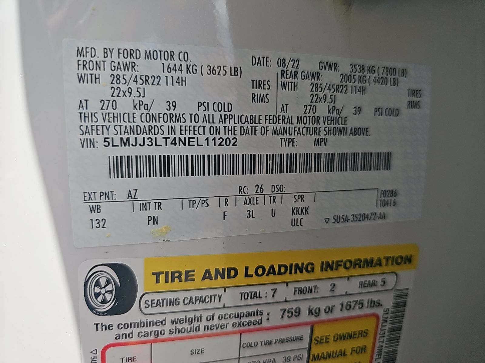 2022 Lincoln Navigator L Reserve AWD