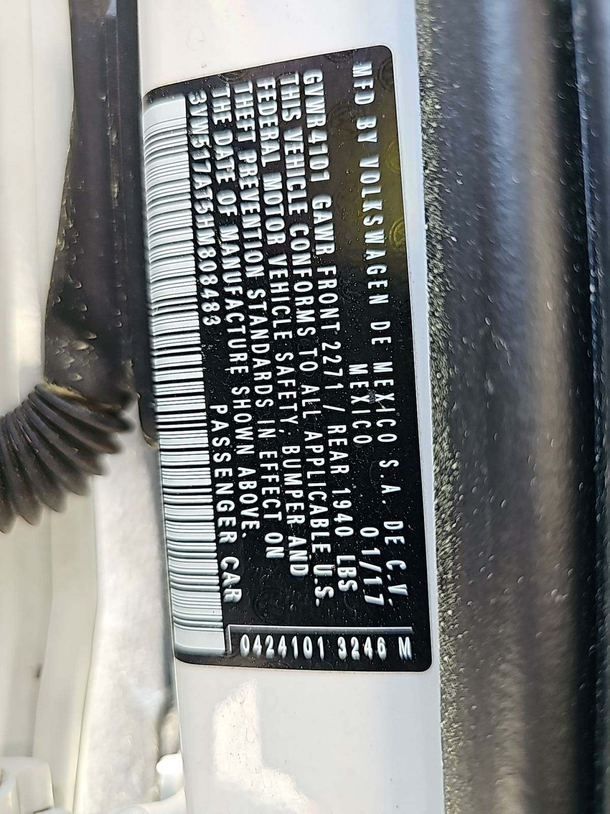 2017 Volkswagen Beetle 1.8T S FWD