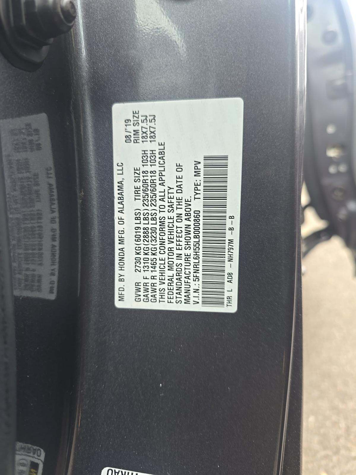2020 Honda Odyssey EX FWD