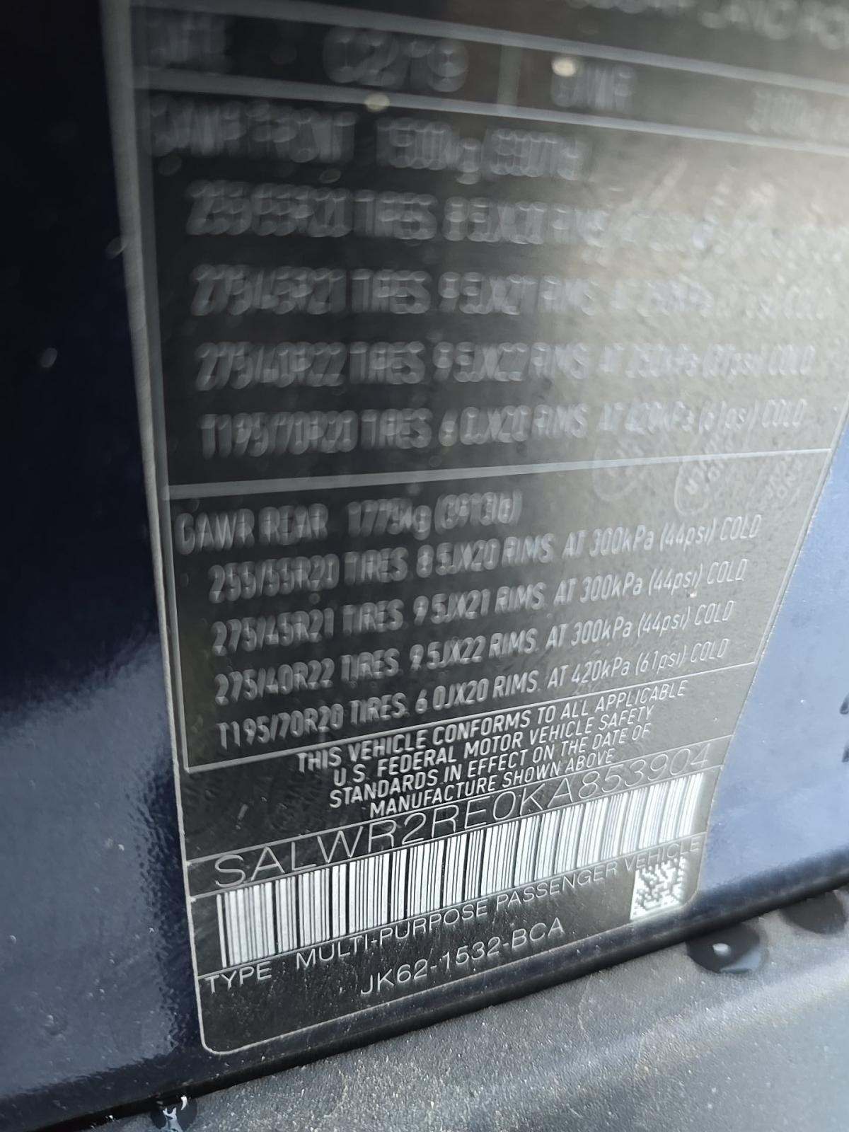 2019 Land Rover Range Rover Sport Supercharged Dynamic AWD