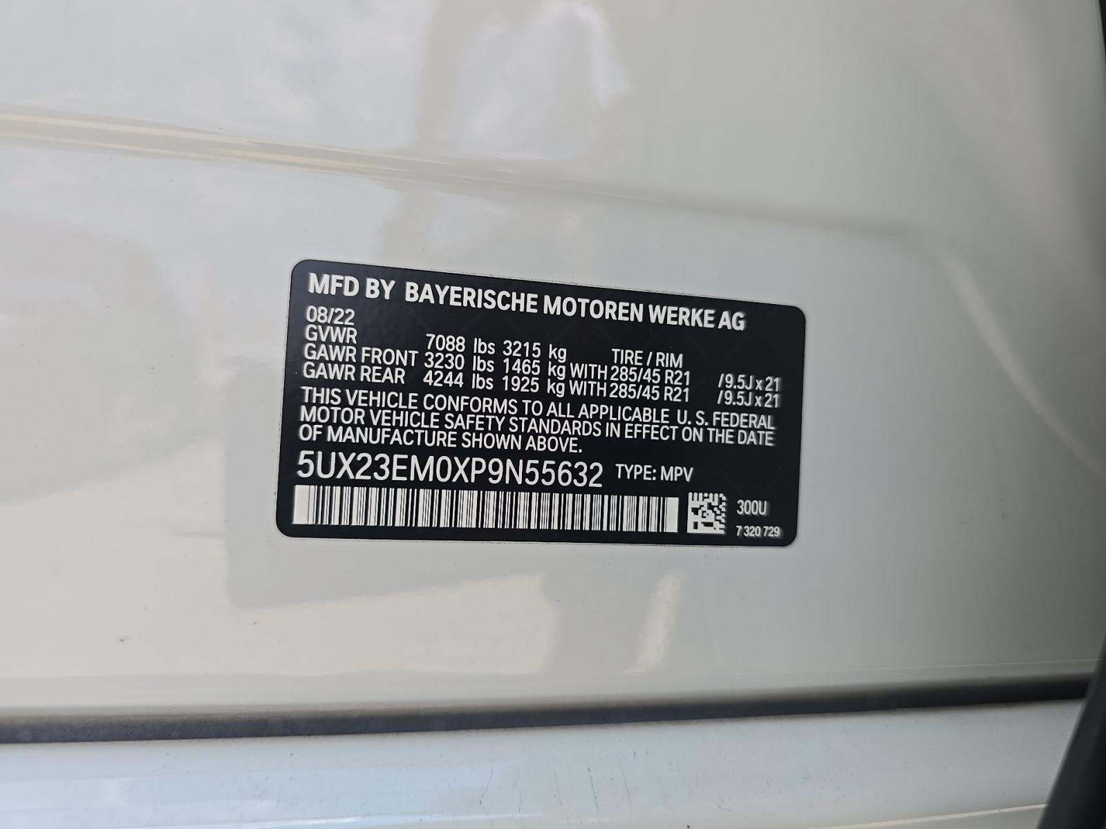 2023 BMW X7 xDrive40i AWD