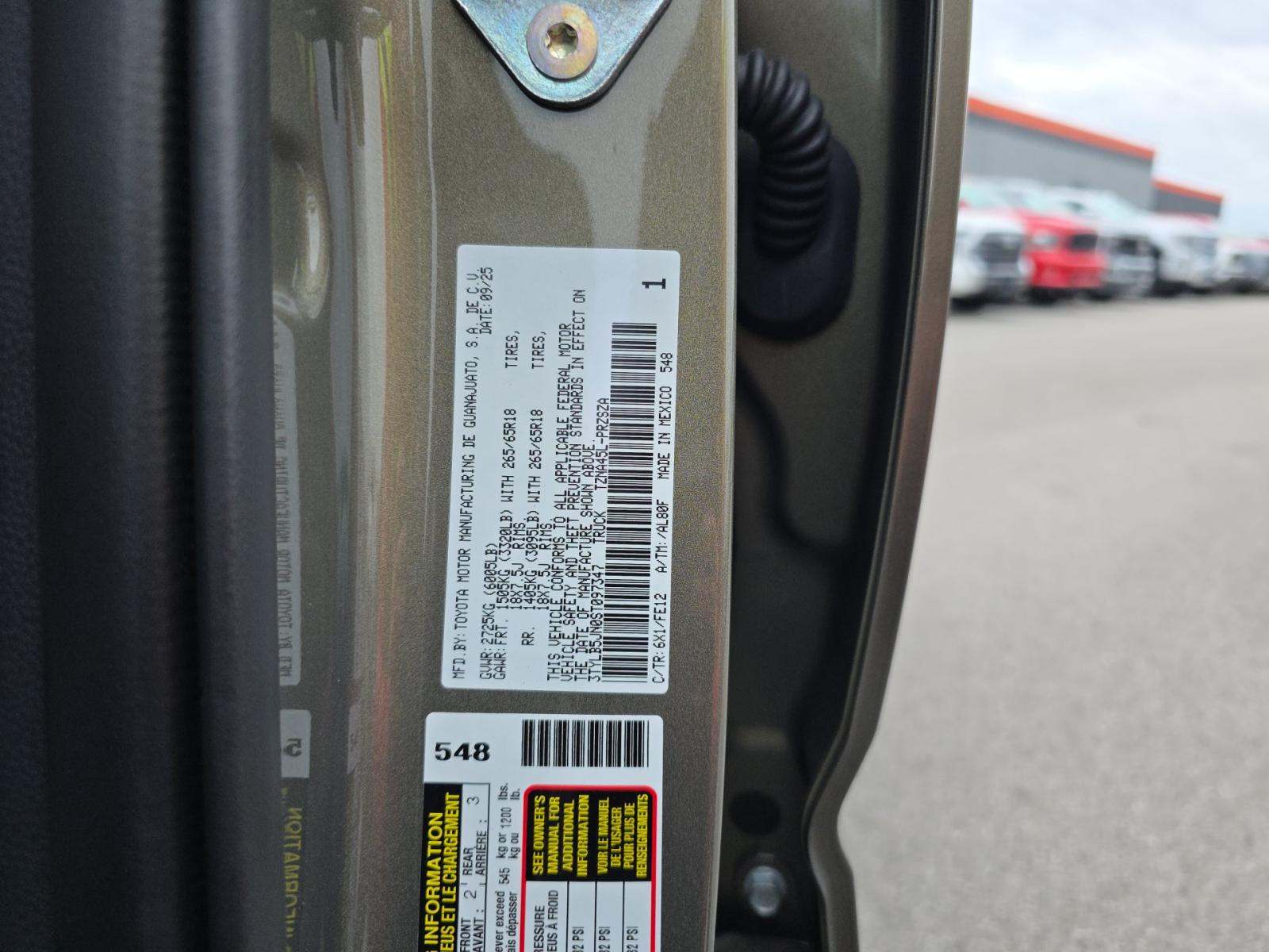 2025 Toyota Tacoma TRD Sport AWD