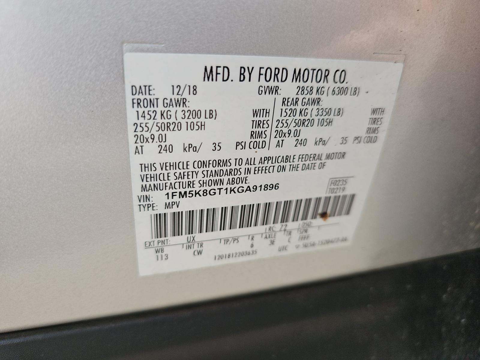 2019 Ford Explorer Sport AWD