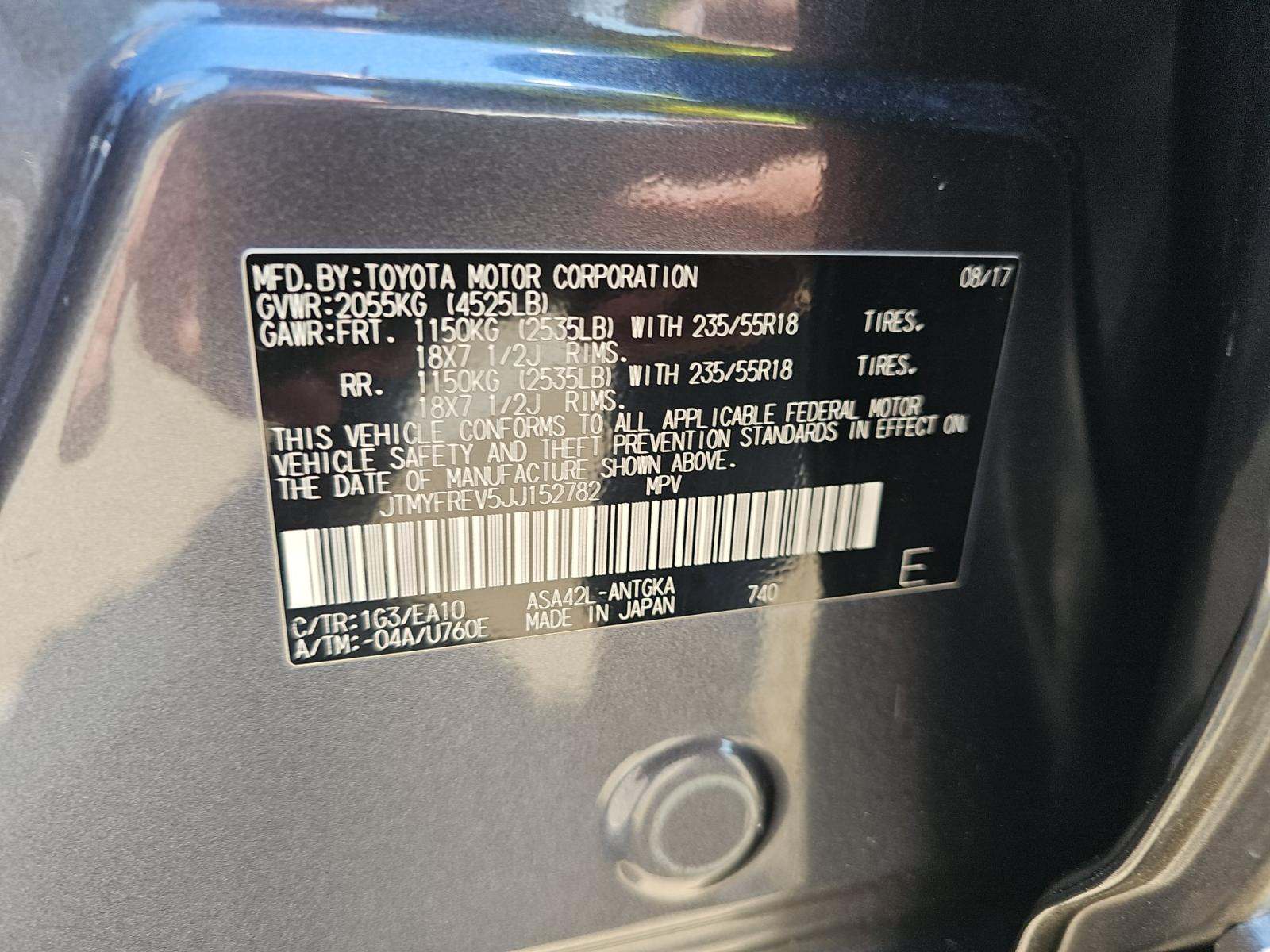 2018 Toyota RAV4 Limited FWD