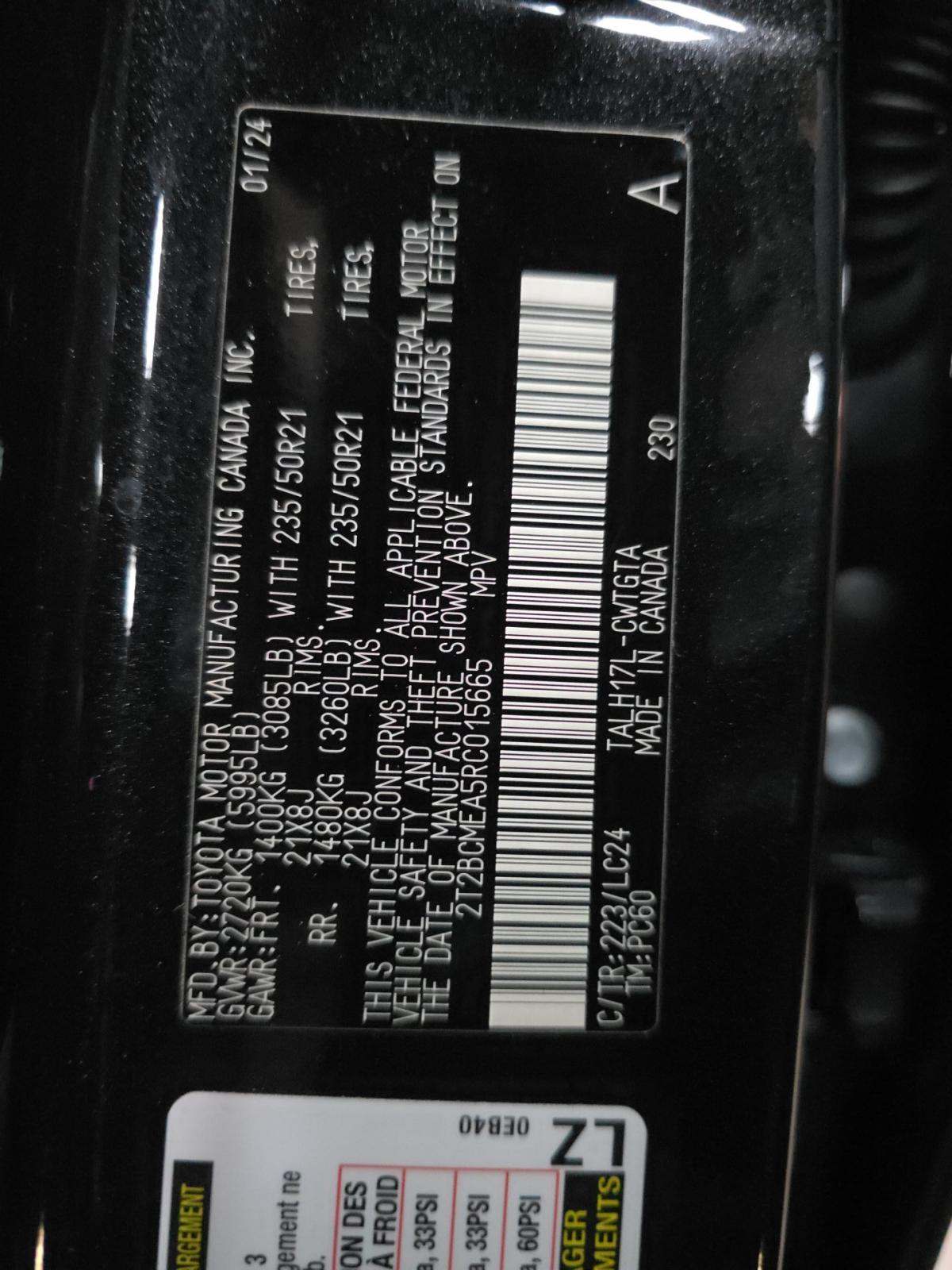 2024 Lexus RX RX 500h F SPORT Performance AWD