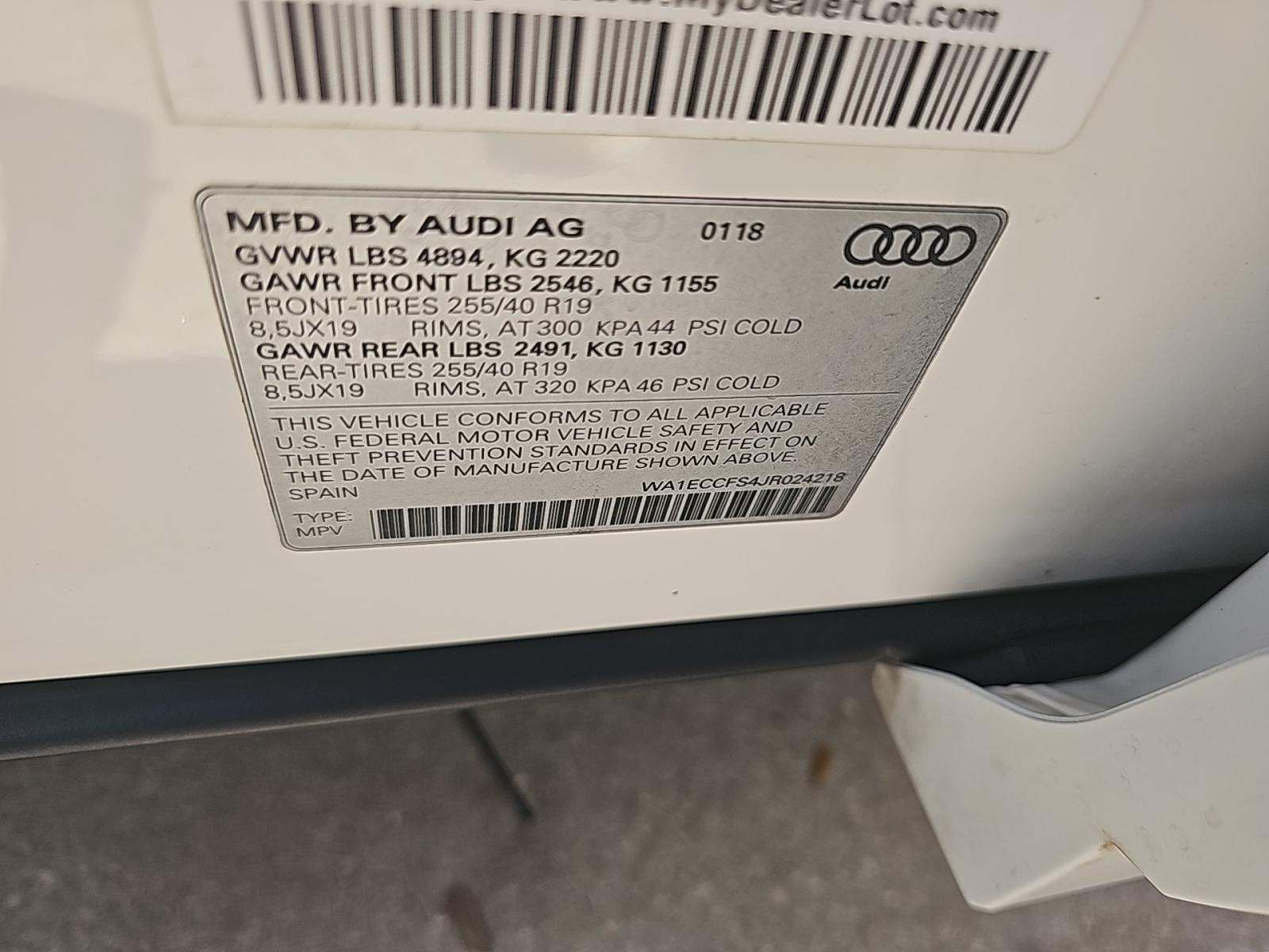 2018 Audi Q3 2.0T Premium AWD