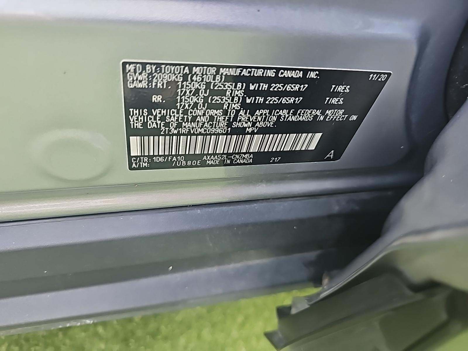 2021 Toyota RAV4 XLE FWD