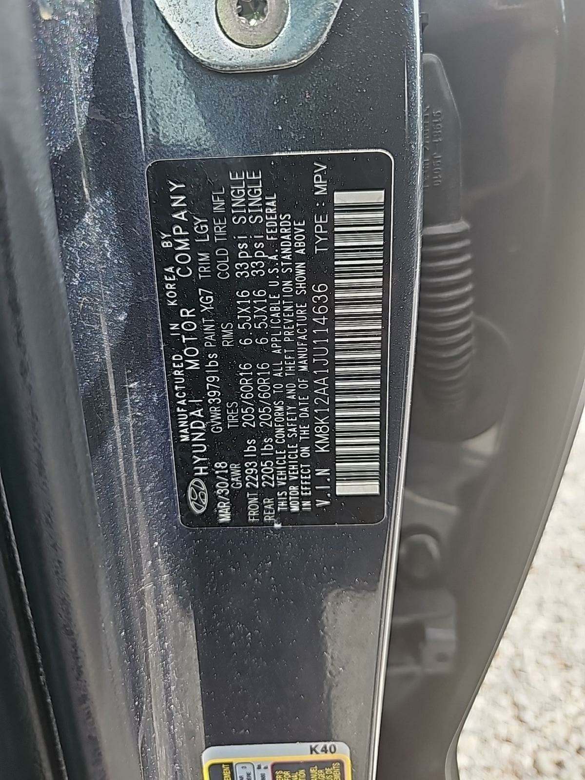 2018 Hyundai Kona SE FWD