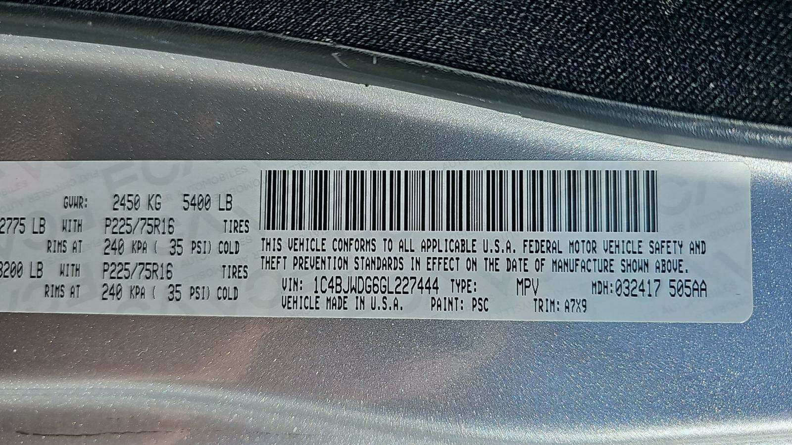 2016 Jeep Wrangler Unlimited Sport AWD