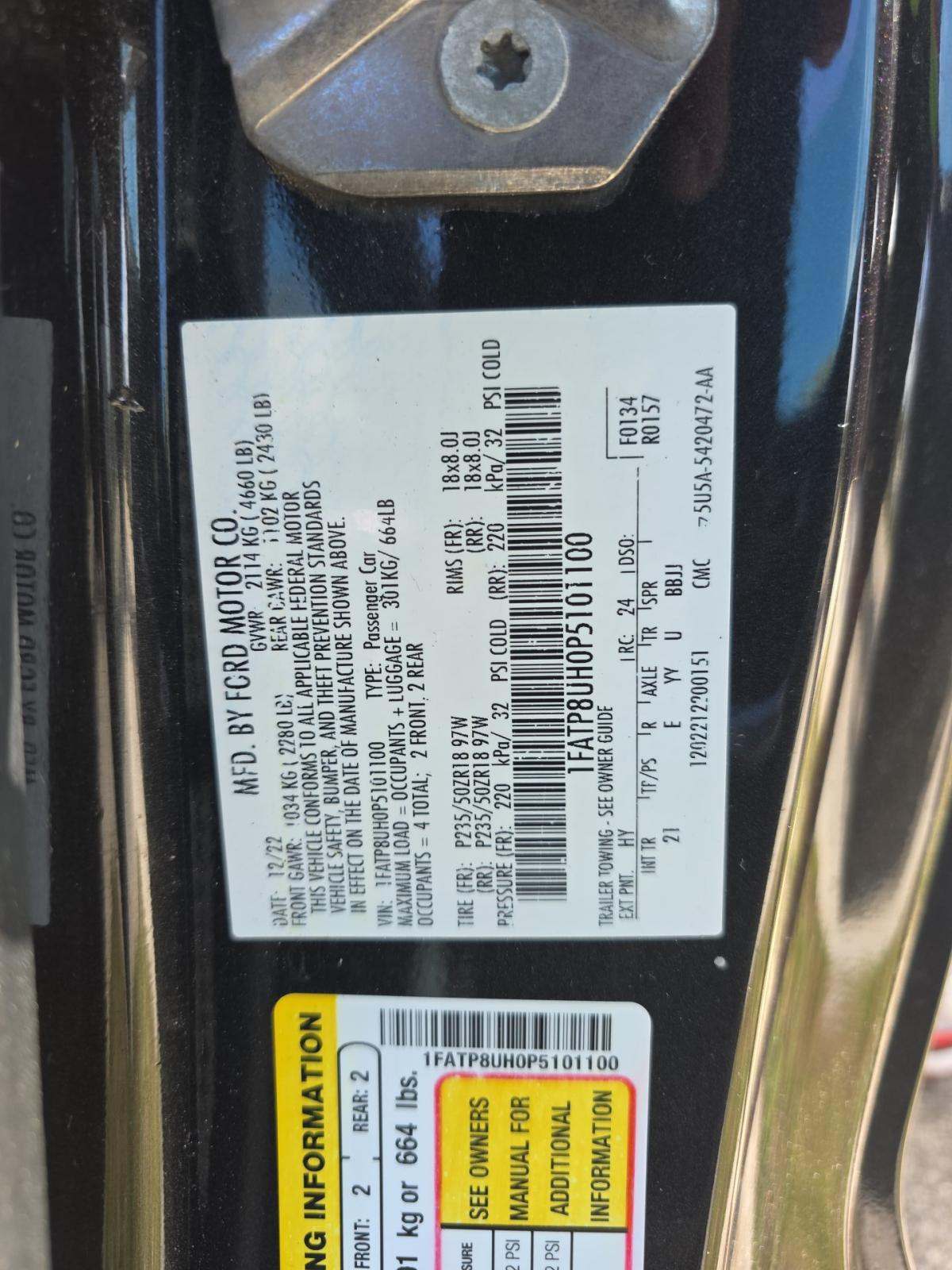 2023 Ford Mustang EcoBoost RWD