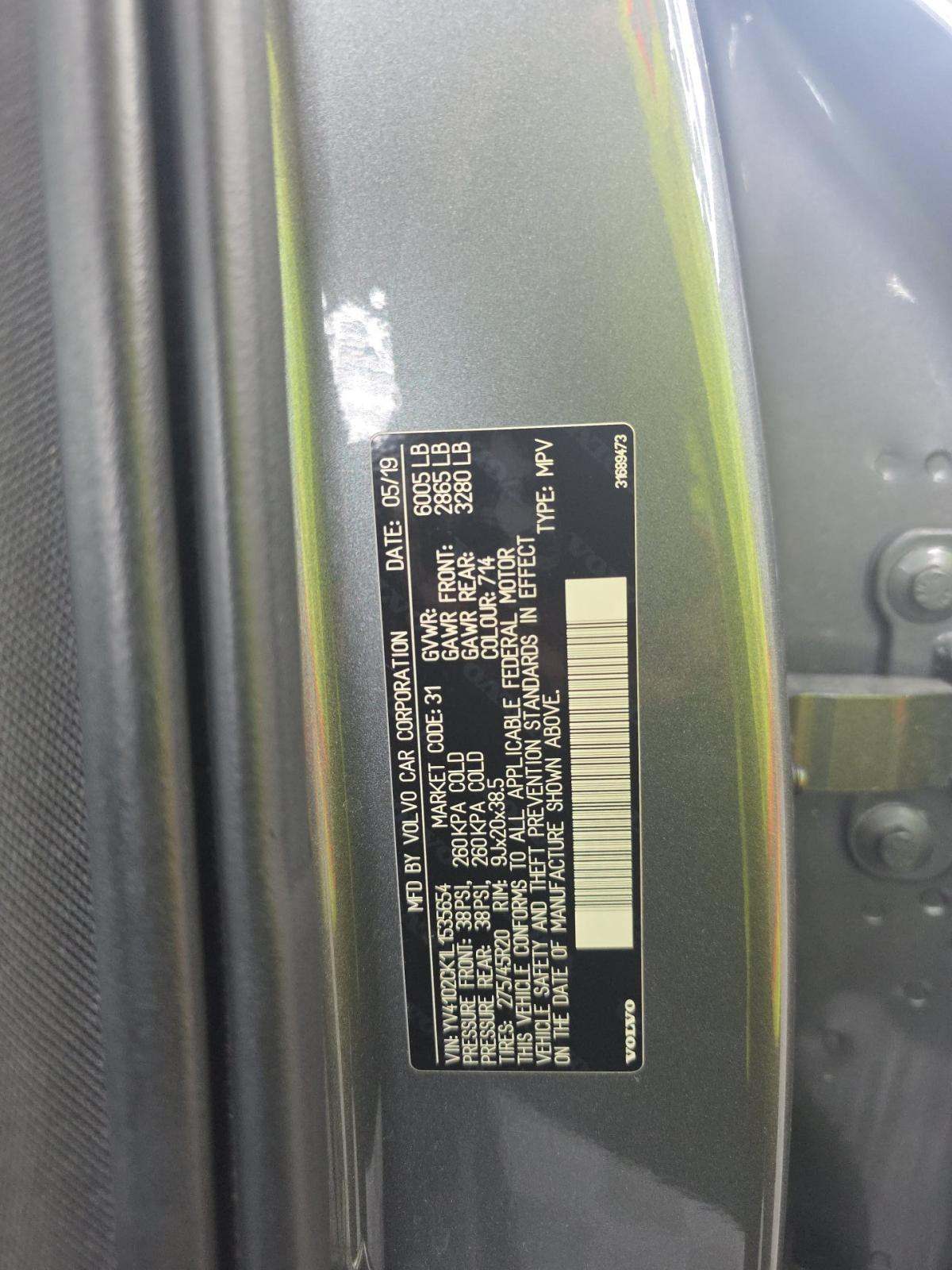 2020 Volvo XC90 T5 Momentum FWD