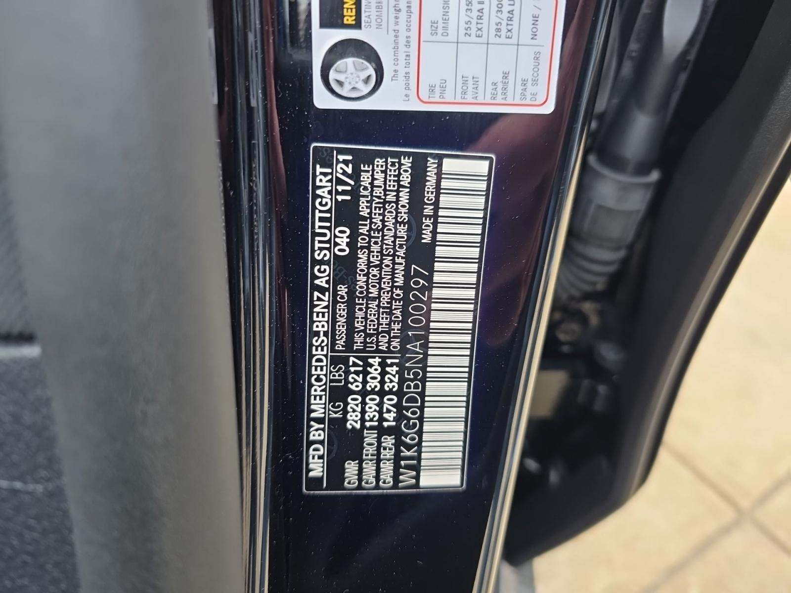 2022 Mercedes-Benz S-Class S 500 AWD