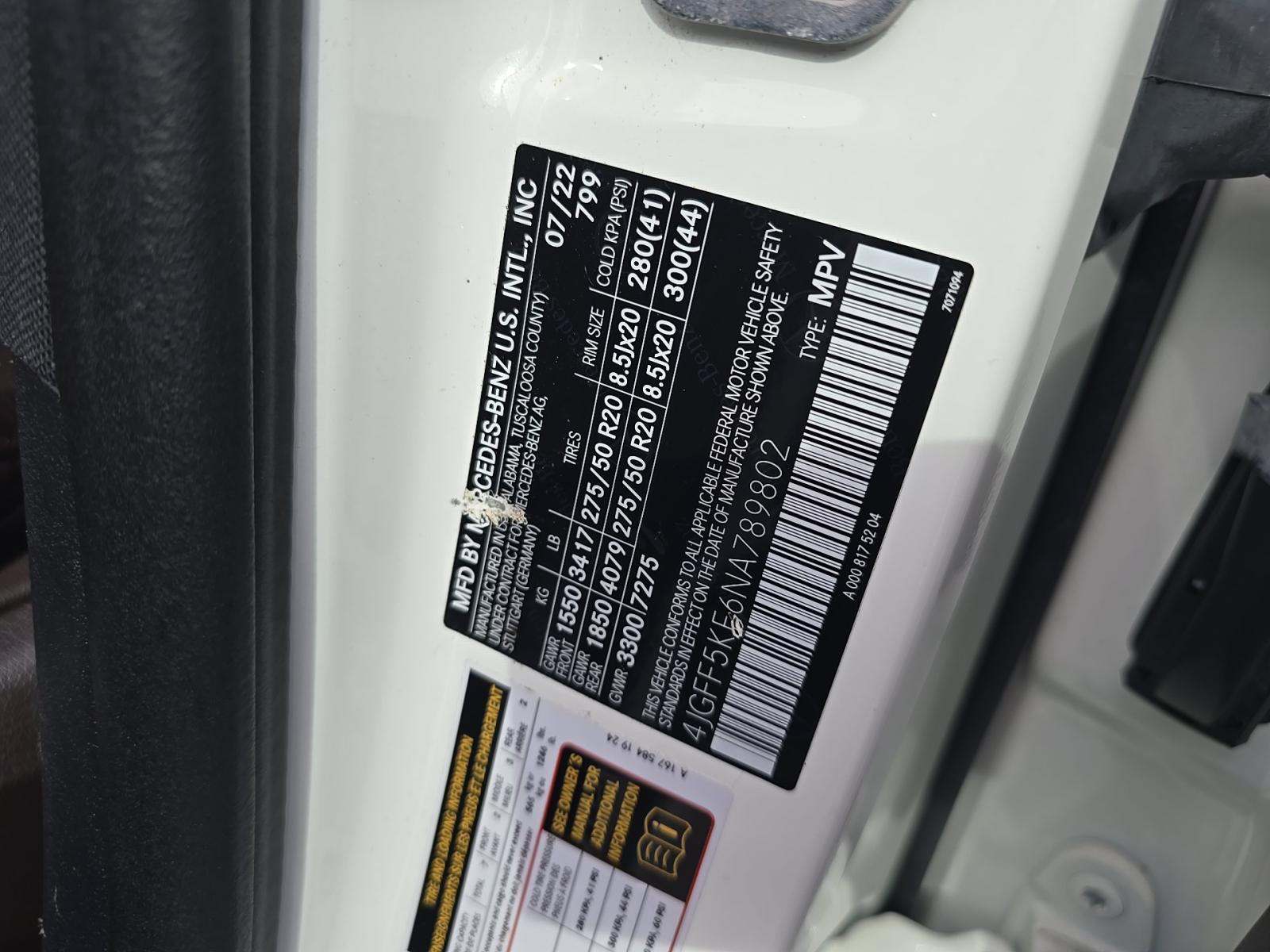 2022 Mercedes-Benz GLS GLS 450 AWD